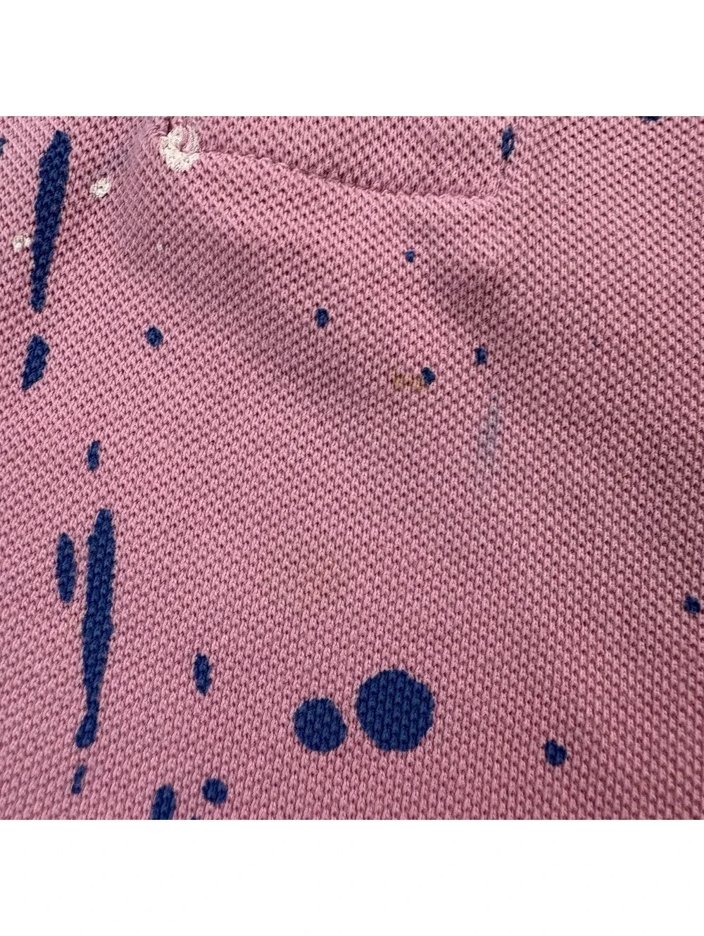 Polo Ralph Lauren Paint Splatter Big Pony Polo Shirt Size Small (?) Pink